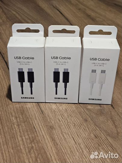 Кабель Samsung USB Cable USB-C to USB-C 5A 1.8м