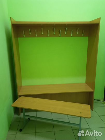 Вешалка напольная 1500х450х1800 лдсп бук