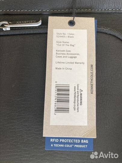 Сумка мужская Kenneth Cole