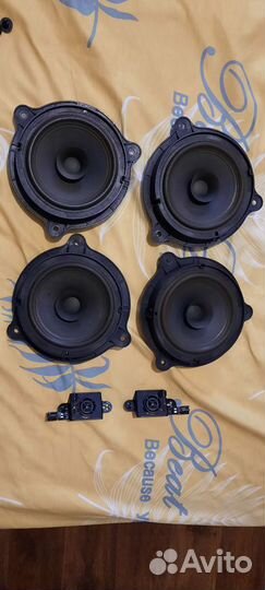 Продам комплект оригинальных динамиков на нисан пр