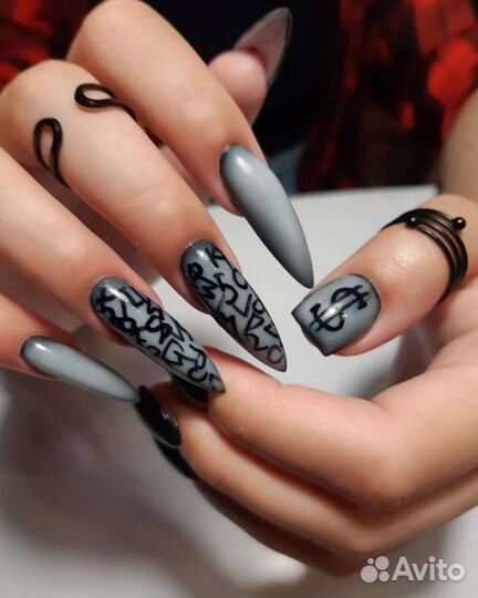 Наращивание ногтей,гель-лак