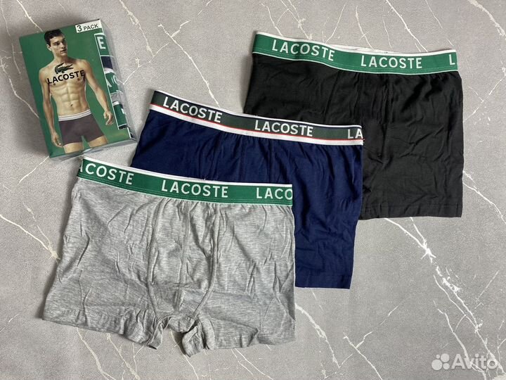 Трусы мужские боксеры Boss, Lacoste