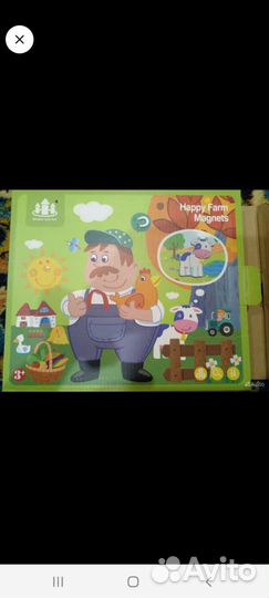 Магнитные пазлы ферма Happy farm magnets