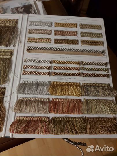 Образцы для штор и мебели