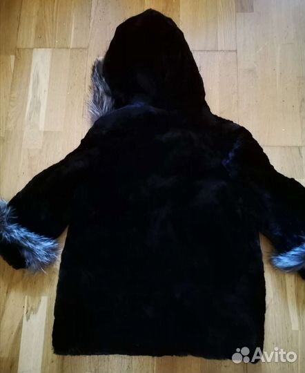 Шуба натуральная мутон на девочку, новая