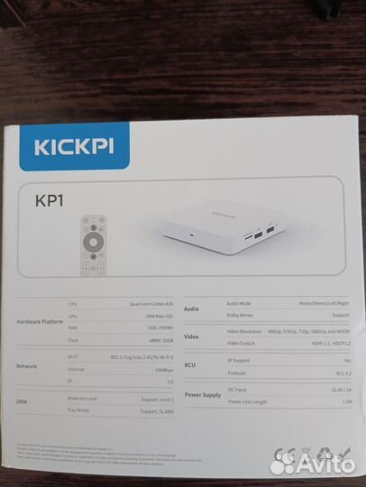 Приставка Kickpi KP1 + чехол на пульт