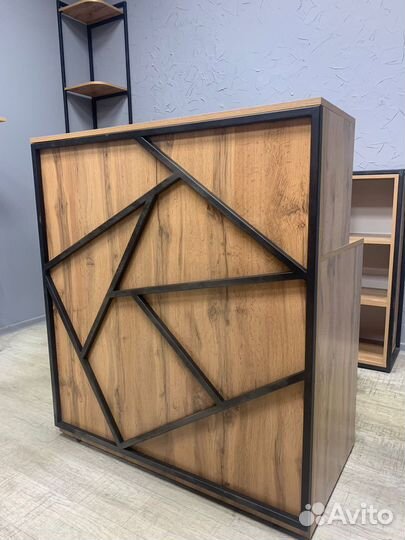 Стойка ресепшн лофт