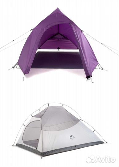 Палатка Naturehike Cloud Up 2 purple