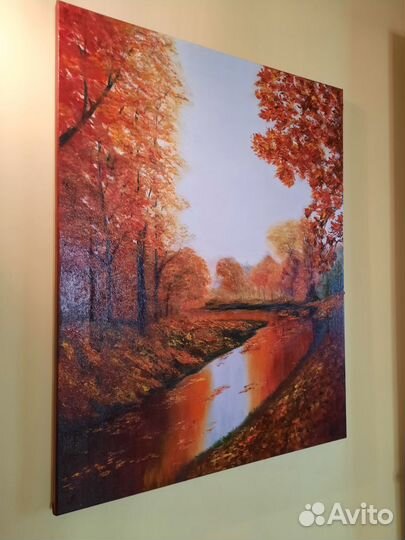 Картина маслом на холсте пейзаж