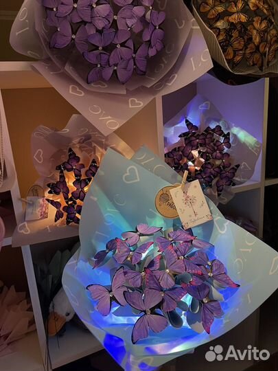 Букет из бабочек 15/21/31 шт