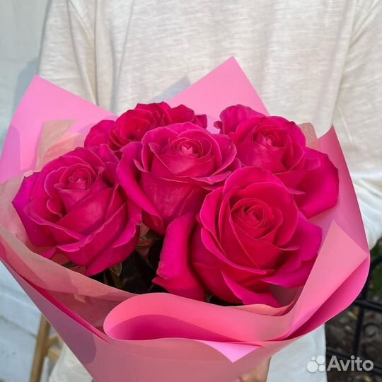 Розовые Розы. Букеты. Цветы с Доставкой