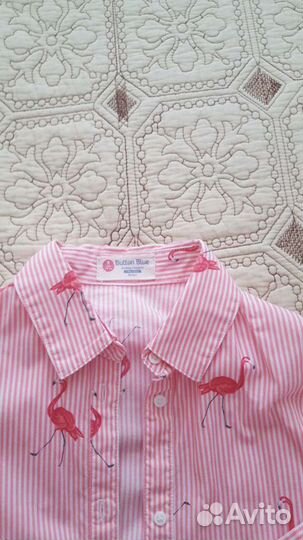 Рубашка для девочки. рр128