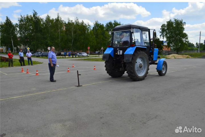 Удостоверения тракториста тракторные права