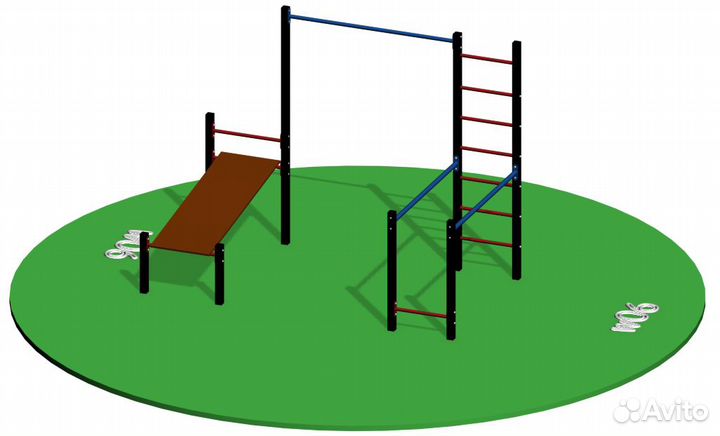Воркаут площадка спортивный комплекс sswa
