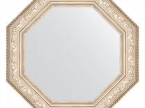 Зеркало Виньетка серебро 800x1200мм BY 7387 фацет