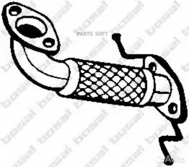 Приёмная труба ford Mondeo III 1.8/2.0 11/00-;