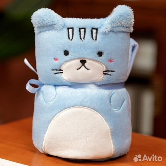 Плед детский плюшевый