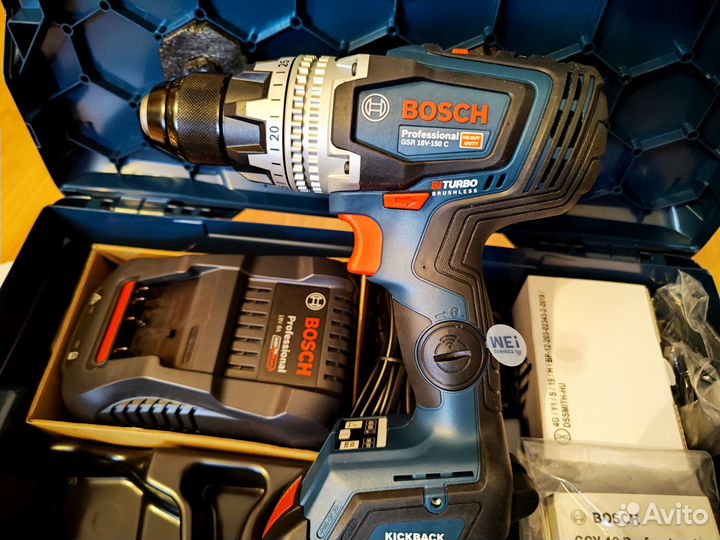 Дрель Bosch GSR 18V-150 C