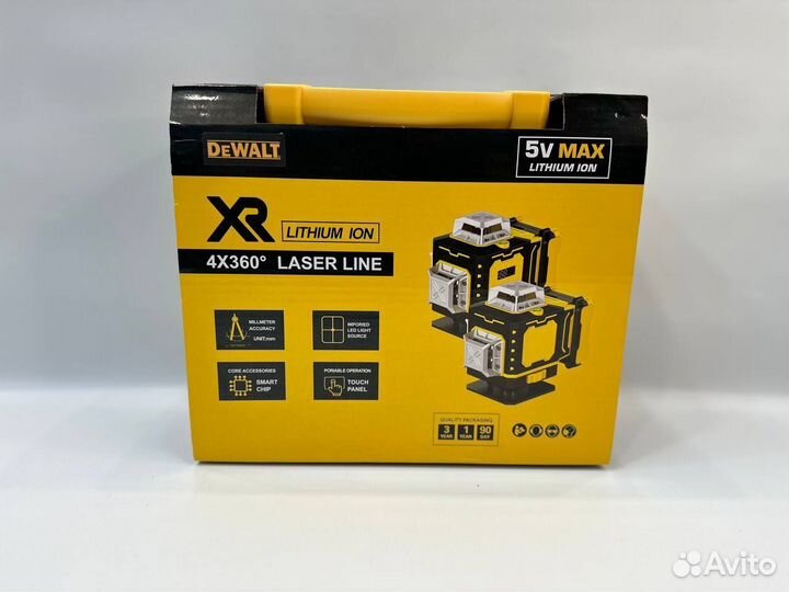 Лазерный уровень dewalt 4D