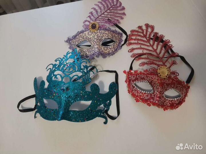 Маски маскарадные новогодние