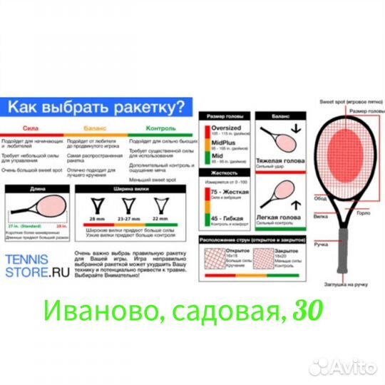 Ракетка для большого тенниса