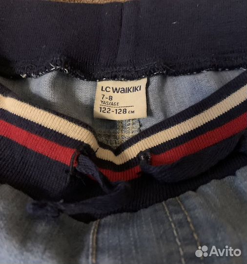 Джинсовые шорты р. 128