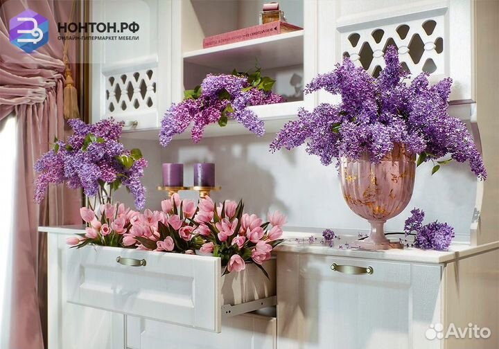 Буфет Милано белый