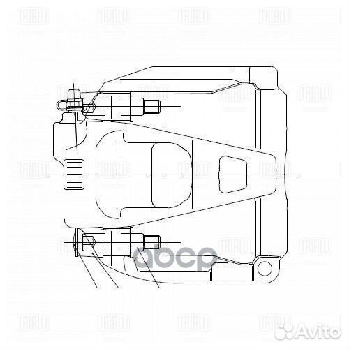Суппорт торм. для а/м Audi A4 (07) перед. лев