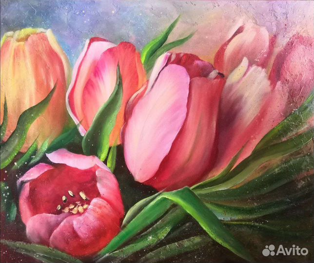 Картина маслом на холсте 50х60 см