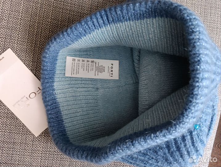 Шапка зимняя женская вязанная