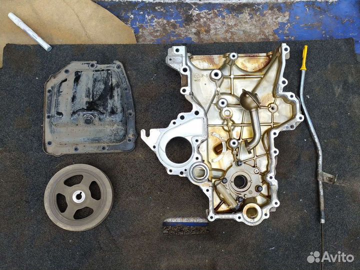 Передняя крышка двигателя hyundai solaris 2 1.6 л