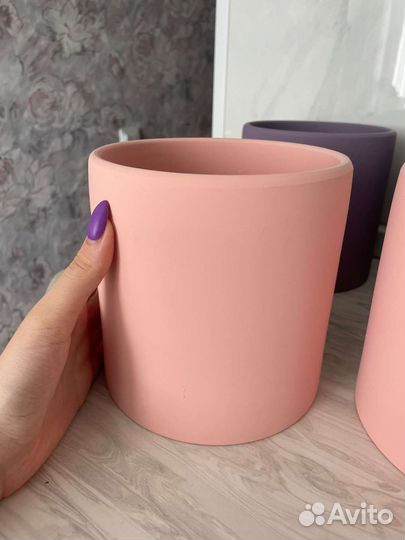 Цветочный горшок глиняный,керамический