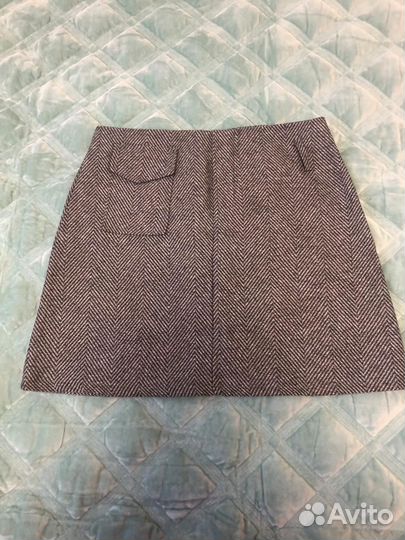 Мини юбка теплая