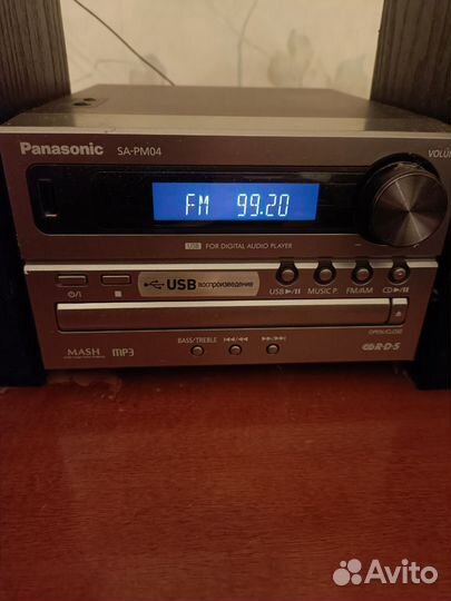 Музыкальный центр panasonic sa-pm04