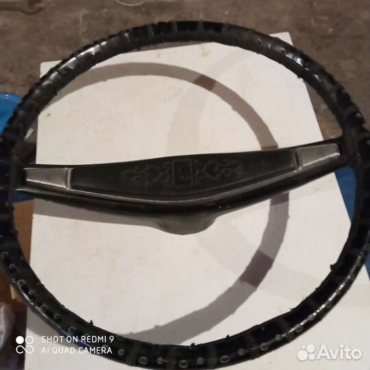 Руль от ваз 2101-2106 оригинальная оплётка. Обмен