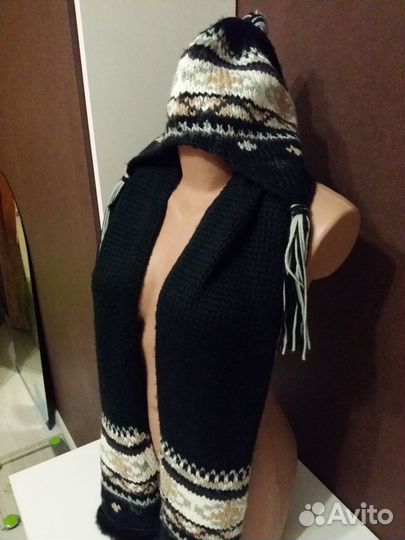 Комплект шапка и шарф
