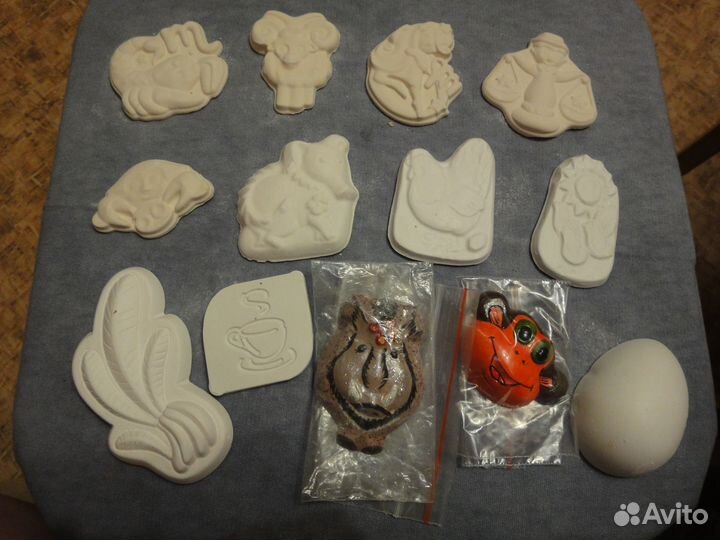 Гипсовые фигурки для раскрашивания