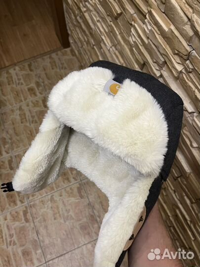 Шапка ушанка carhartt