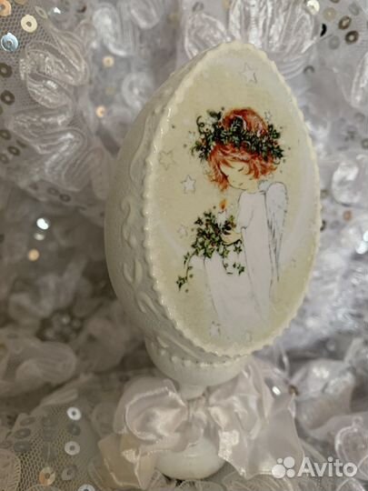 Яйцо пасхальное ручная работа