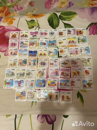 Вкладыши от жвачек 80-90-ых годов