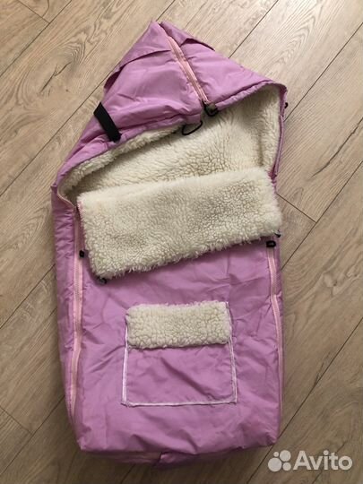 Конверт на выписку для девочки зима