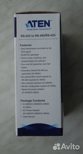 Адаптер конвертер интерфейса RS232/RS485 Aten