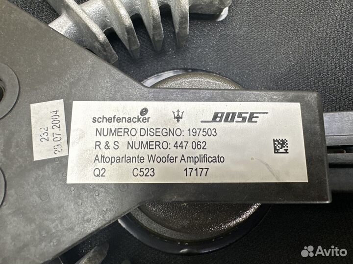 Сабвуфер Bose Maserati Quattroporte 5 M139