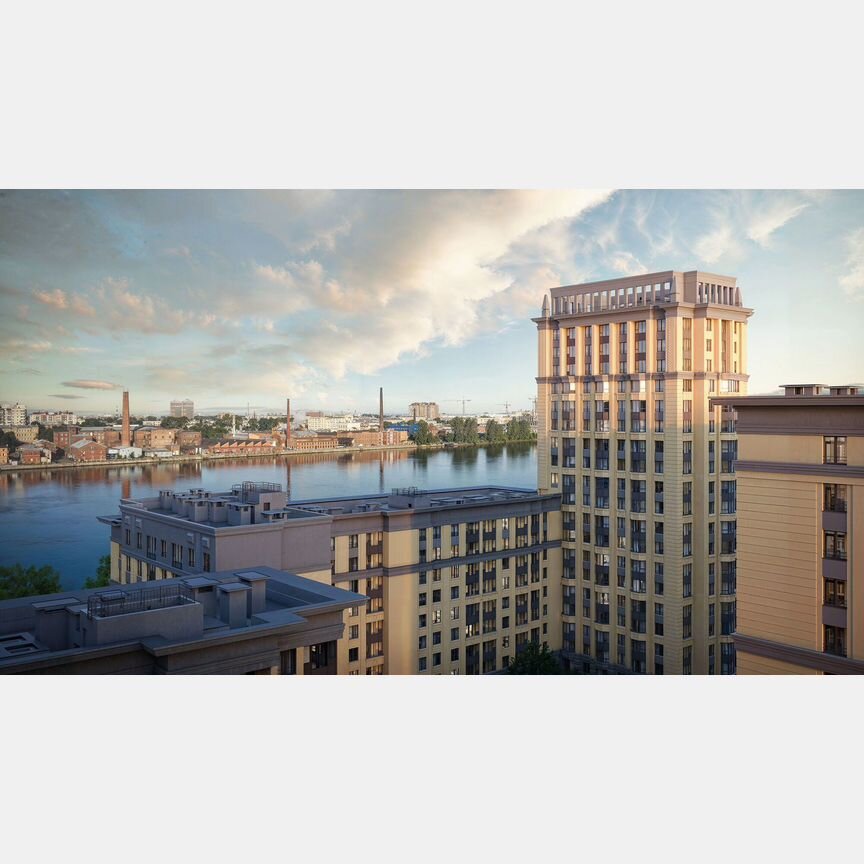 2-к. квартира, 72,3 м², 2/15 эт.