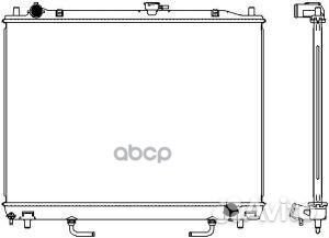 Радиатор системы охлаждения 33211050 Sakura