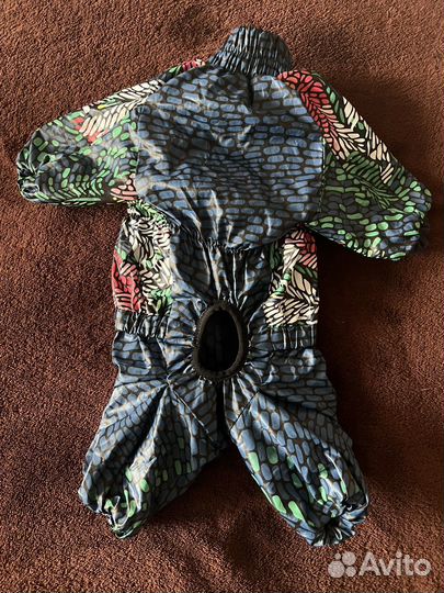 Комбинезон дождевик для собак щенка и жилетка