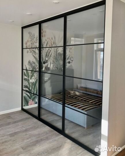 Стеклянная перегородка межкомнатные перегородки