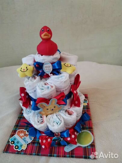 Тортик из памперсов