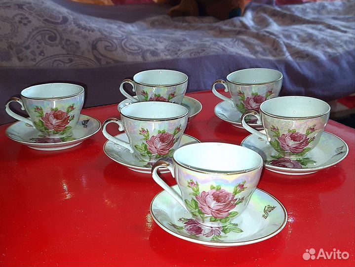 Кофейные пары с розой перламутр