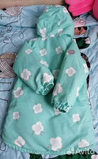 Демисезонная куртка для девочки 110 размер (2 шт)
